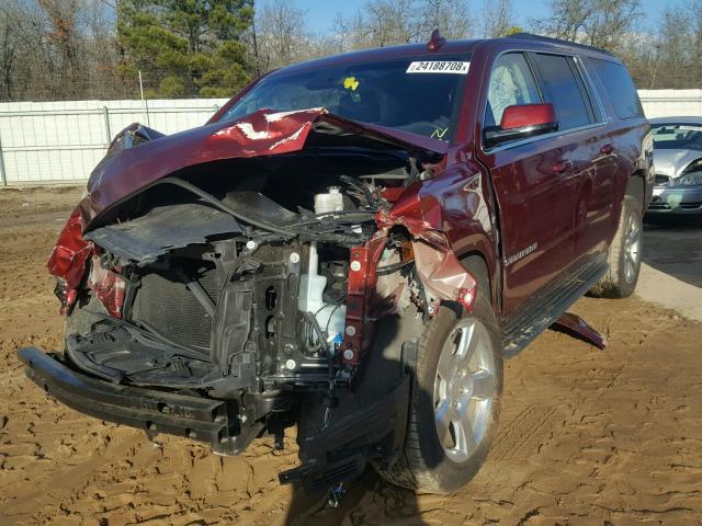 1GNSCGKC9GR409076 - 2016 CHEVROLET SUBURBAN C MAROON photo 2