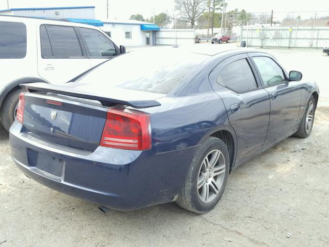 2B3KA53H96H323182 - 2006 DODGE CHARGER R/ BLUE photo 4