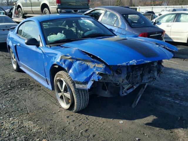 1FAFP42R53F429828 - 2003 FORD MUSTANG MA BLUE photo 1