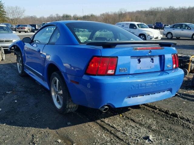 1FAFP42R53F429828 - 2003 FORD MUSTANG MA BLUE photo 3