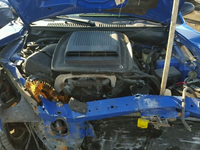 1FAFP42R53F429828 - 2003 FORD MUSTANG MA BLUE photo 7