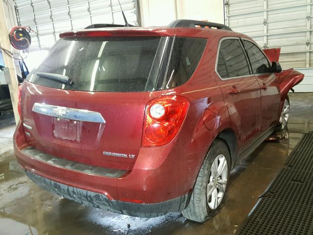 2GNALPEKXC6279703 - 2012 CHEVROLET EQUINOX LT RED photo 4