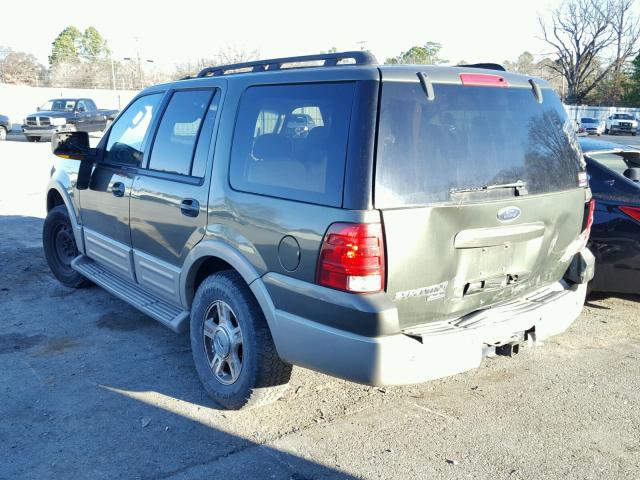 1FMFU17565LB00997 - 2005 FORD EXPEDITION GREEN photo 3