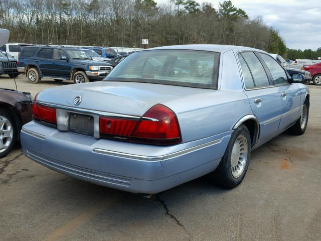 2MEFM75W71X667766 - 2001 MERCURY GRAND MARQ BLUE photo 4