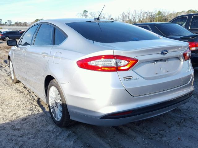 3FA6P0LU9FR123718 - 2015 FORD FUSION SE SILVER photo 3