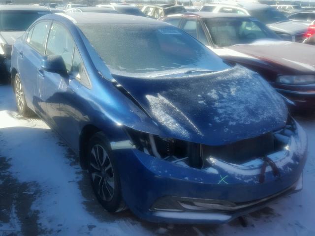 19XFB2F82DE029896 - 2013 HONDA CIVIC EX BLUE photo 1