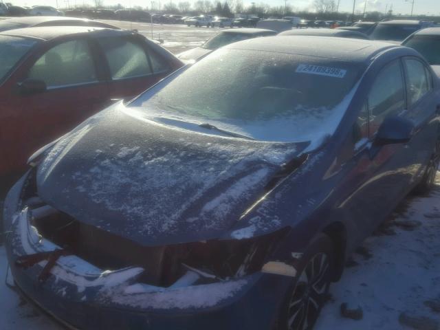 19XFB2F82DE029896 - 2013 HONDA CIVIC EX BLUE photo 2