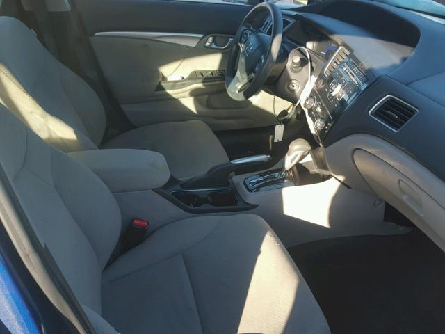 19XFB2F82DE029896 - 2013 HONDA CIVIC EX ლურჯი ფოტო 5