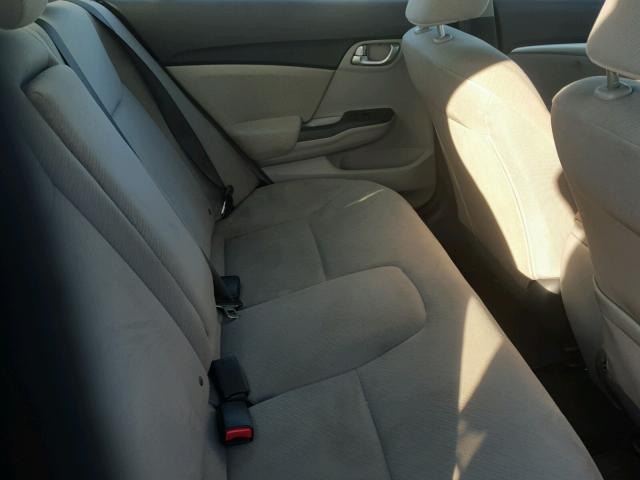 19XFB2F82DE029896 - 2013 HONDA CIVIC EX ლურჯი ფოტო 6