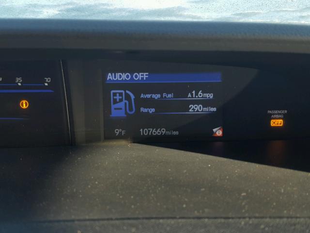 19XFB2F82DE029896 - 2013 HONDA CIVIC EX ლურჯი ფოტო 8