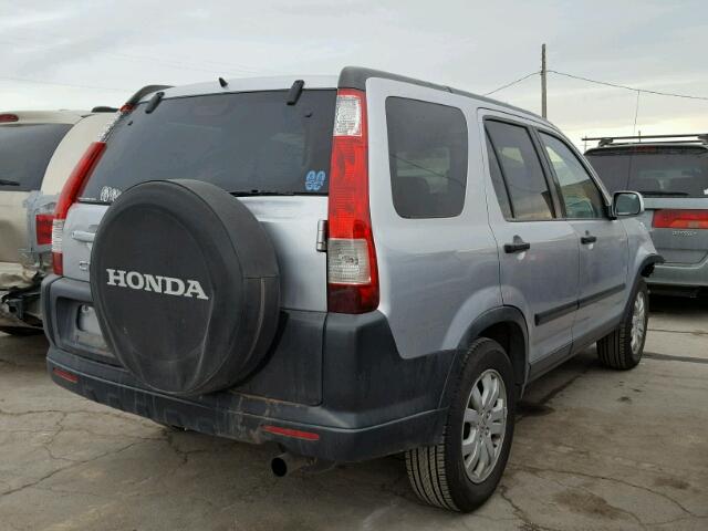 JHLRD78815C039008 - 2005 HONDA CR-V EX SILVER photo 4