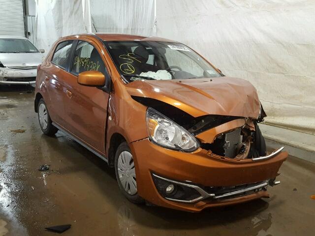 ML32A3HJ6JH001373 - 2018 MITSUBISHI MIRAGE ES ORANGE photo 1