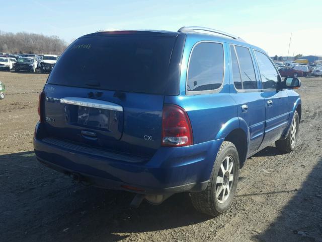 5GADT13S362144720 - 2006 BUICK RAINIER CX BLUE photo 4