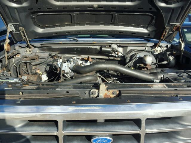 2FTDF15N8NCB04617 - 1992 FORD F150 GRAY photo 7