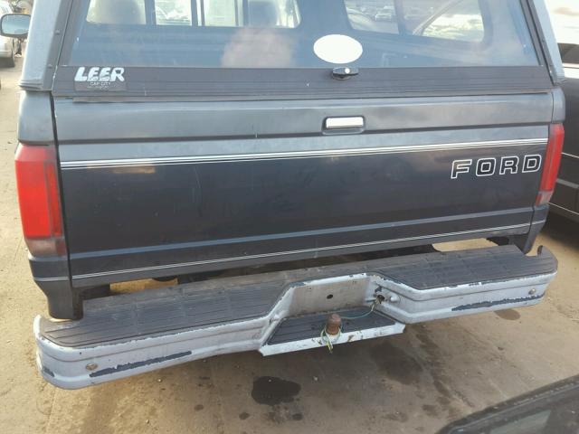 2FTDF15N8NCB04617 - 1992 FORD F150 GRAY photo 9