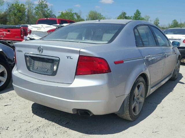 19UUA66244A068524 - 2004 ACURA TL SILVER photo 4