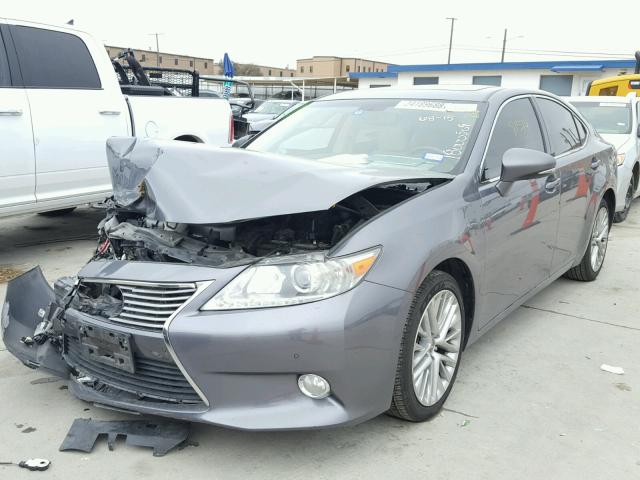 JTHBK1GG5D2031796 - 2013 LEXUS ES 350 GRAY photo 2