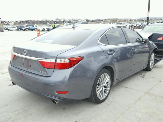 JTHBK1GG5D2031796 - 2013 LEXUS ES 350 GRAY photo 4