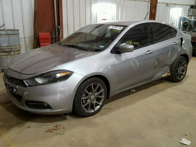 1C3CDFBB9ED767403 - 2014 DODGE DART SXT GRAY photo 2