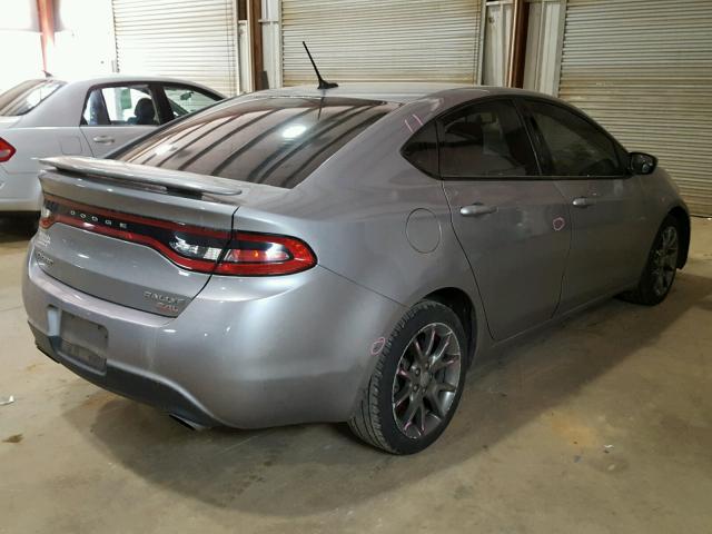 1C3CDFBB9ED767403 - 2014 DODGE DART SXT GRAY photo 4