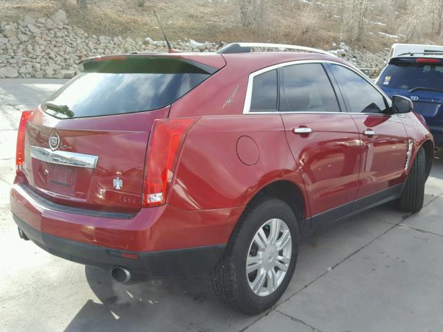 3GYFNDEY8AS555574 - 2010 CADILLAC SRX LUXURY RED photo 4