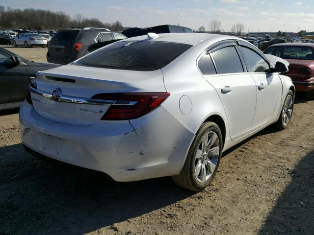 2G4GK5EX4G9135697 - 2016 BUICK REGAL WHITE photo 4