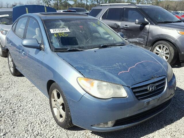 KMHDU46D47U116050 - 2007 HYUNDAI ELANTRA GL BLUE photo 1