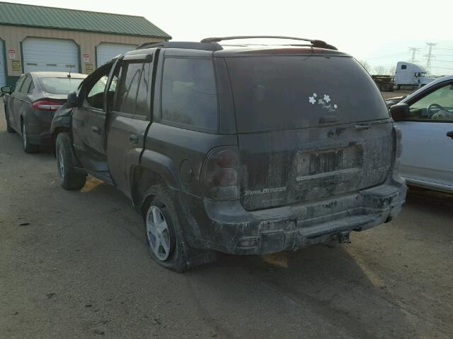 1GNDT13SX42360471 - 2004 CHEVROLET TRAILBLAZE GRAY photo 3