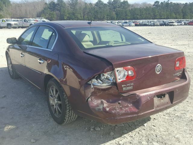 1G4HD57237U204494 - 2007 BUICK LUCERNE CX MAROON photo 3