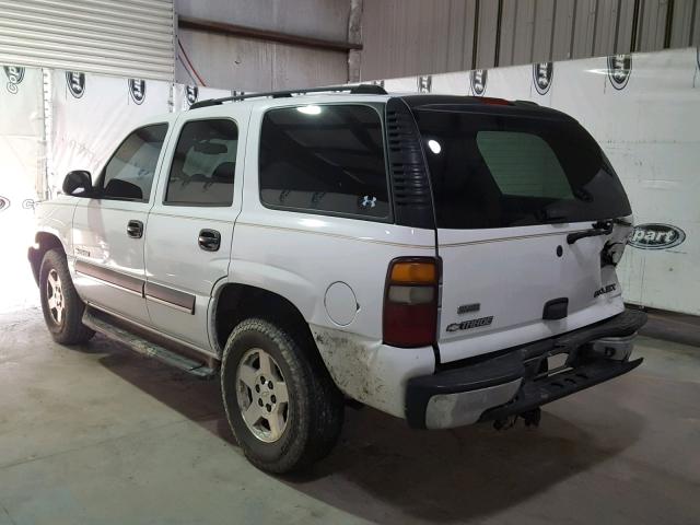 1GNEC13V83J151183 - 2003 CHEVROLET TAHOE C150 WHITE photo 3