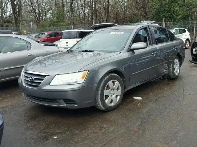 5NPET46C09H443464 - 2009 HYUNDAI SONATA GLS GRAY photo 2