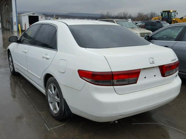 1HGCM66584A018562 - 2004 HONDA ACCORD EX WHITE photo 3