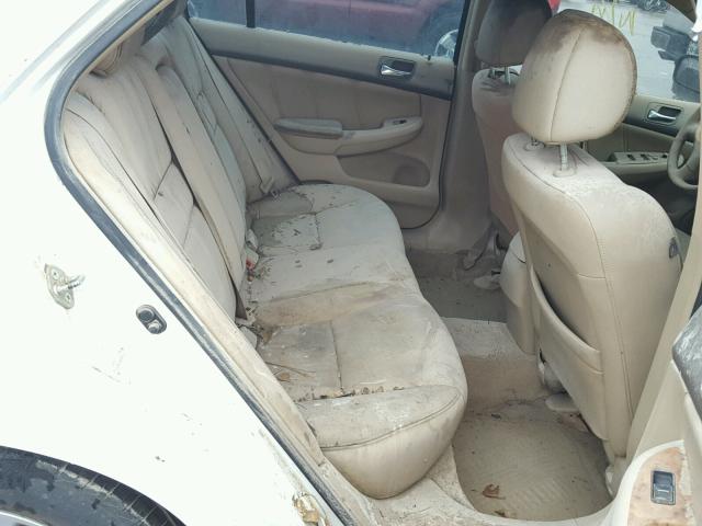 1HGCM66584A018562 - 2004 HONDA ACCORD EX WHITE photo 6