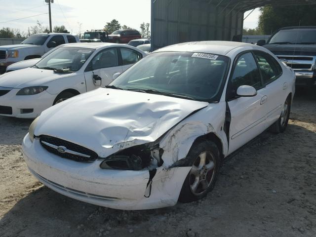 1FAFP55212A268037 - 2002 FORD TAURUS SES WHITE photo 2