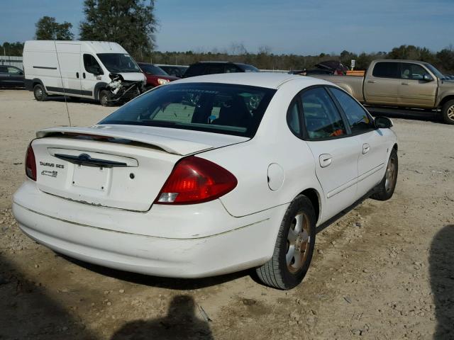 1FAFP55212A268037 - 2002 FORD TAURUS SES WHITE photo 4