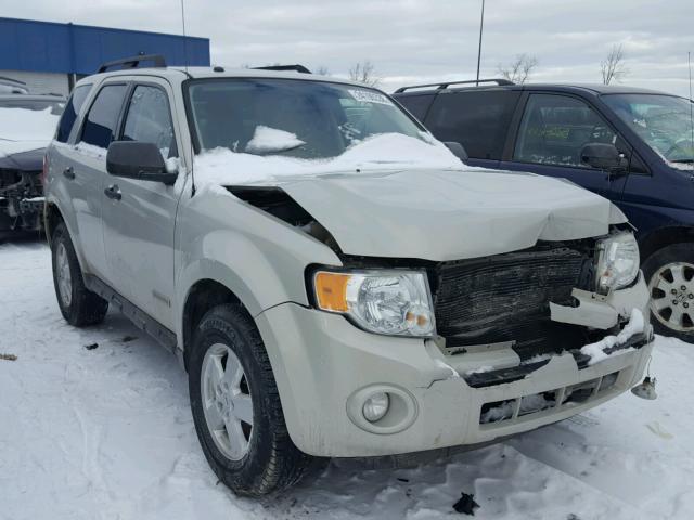 1FMCU03Z08KE20736 - 2008 FORD ESCAPE XLT TAN photo 1