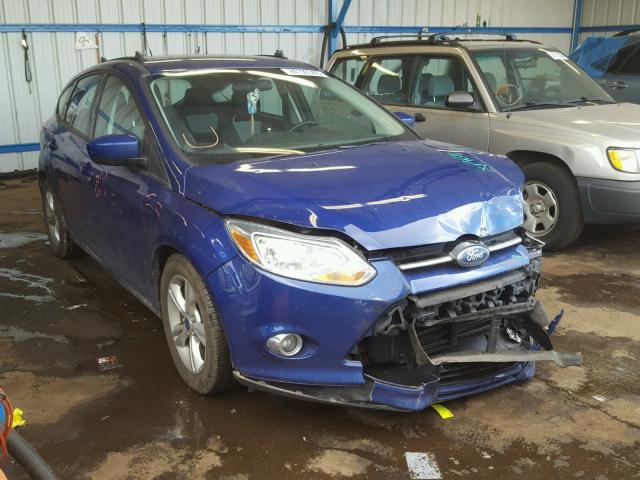 1FAHP3K2XCL313435 - 2012 FORD FOCUS SE BLUE photo 1