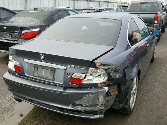 WBABN53473PH05184 - 2003 BMW 330 CI GRAY photo 4