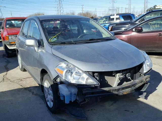 3N1BC1AP4BL379742 - 2011 NISSAN VERSA S GRAY photo 1