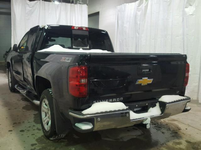 3GCUKREC1EG230586 - 2014 CHEVROLET SILVERADO BLACK photo 3