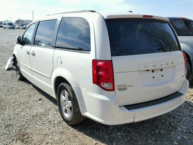 2D4RN3DG0BR786962 - 2011 DODGE GRAND CARA WHITE photo 3