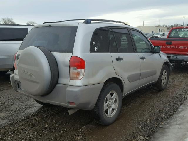 JTEGH20V730093971 - 2003 TOYOTA RAV4 SILVER photo 4