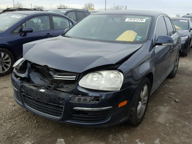 3VWRZ71K49M062790 - 2009 VOLKSWAGEN JETTA SE BLUE photo 2