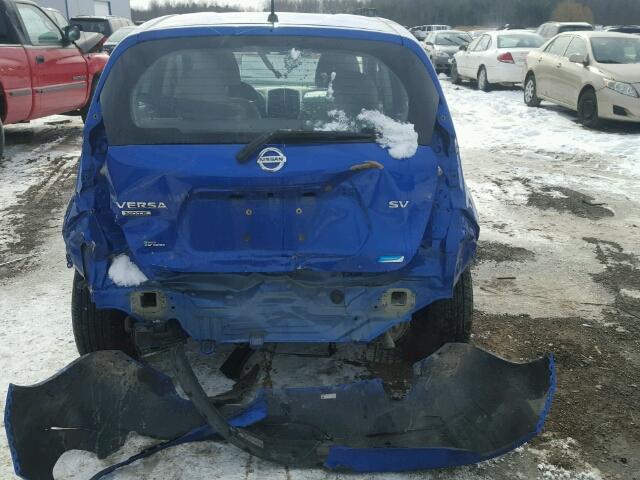 3N1CE2CP6FL364120 - 2015 NISSAN VERSA NOTE BLUE photo 9