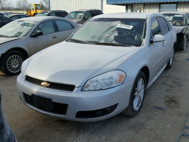 2G1WC5E33C1288454 - 2012 CHEVROLET IMPALA LTZ SILVER photo 2