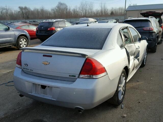 2G1WC5E33C1288454 - 2012 CHEVROLET IMPALA LTZ SILVER photo 4