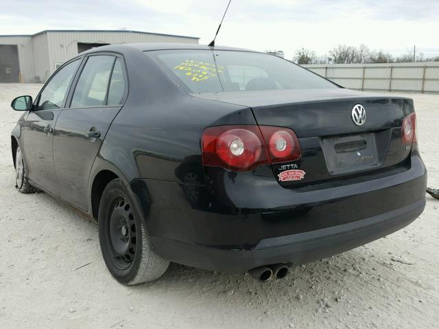 3VWJM71K09M004364 - 2009 VOLKSWAGEN JETTA S BLACK photo 3