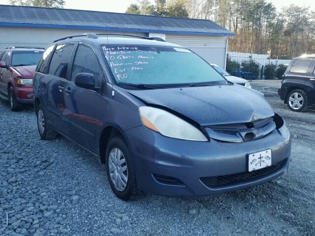 5TDZA23C36S425322 - 2006 TOYOTA SIENNA CE GRAY photo 1