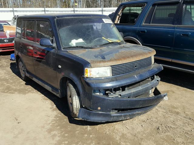 JTLKT324554002302 - 2005 TOYOTA SCION XB BLUE photo 1