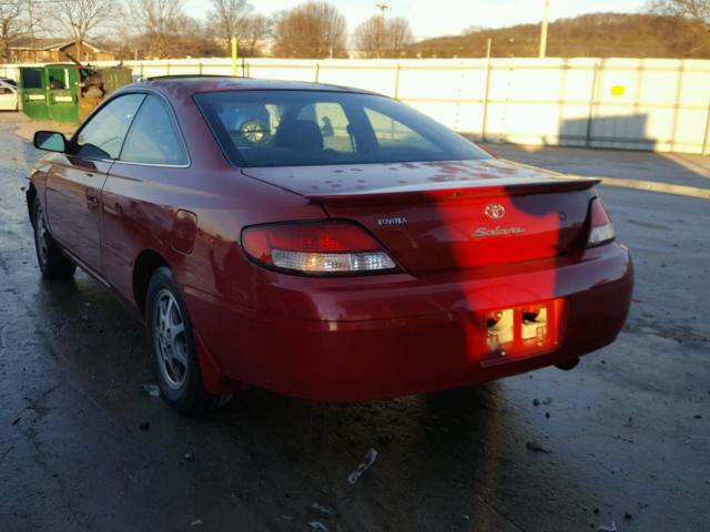 2T1CG22P31C456869 - 2001 TOYOTA CAMRY SOLA RED photo 3